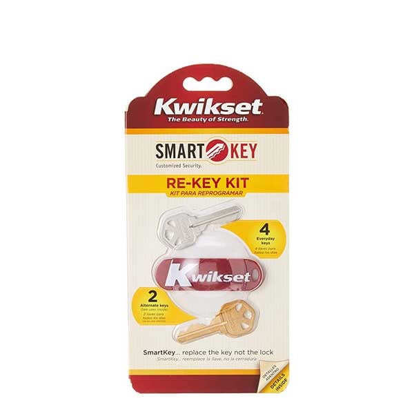 Kwikset Kwikset: Carded CP Rekey Kit (4 silver/2 brass) KWS-83262 - main